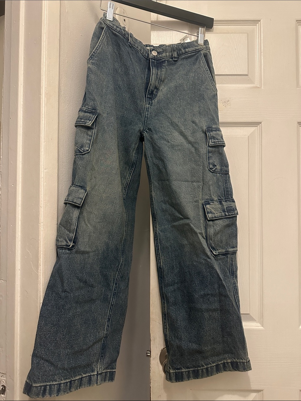 PacSun Blue Denim Cargo Jeans for Kids